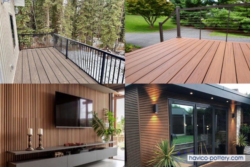 Sản phẩm thông dụng làm từ gỗ nhựa composite WPC