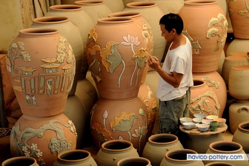 Chuẩn bị chậu trồng hoa sen