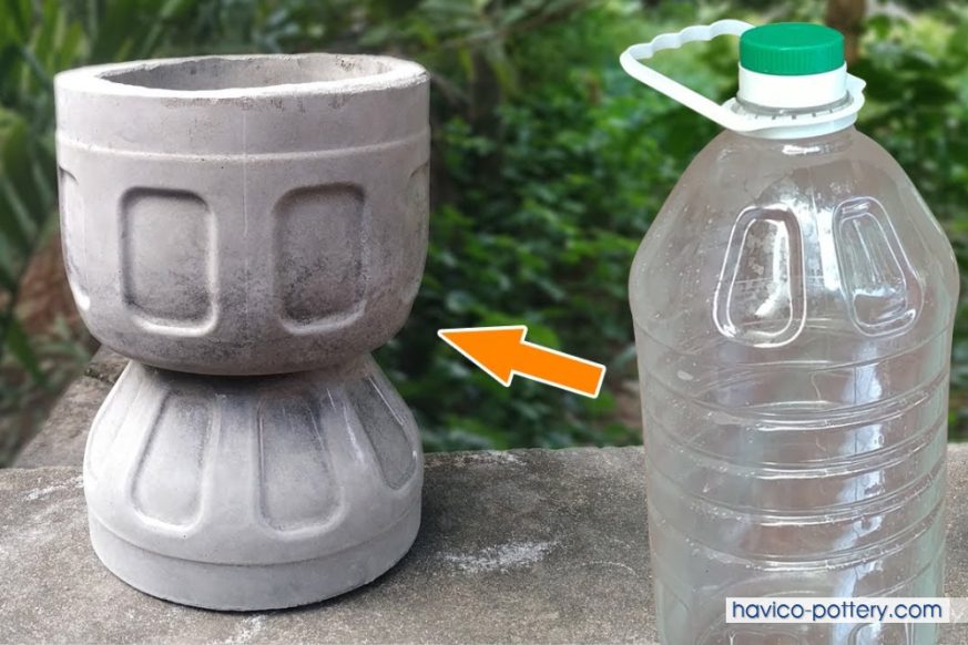 Tái chế chai lọ nhựa không sử dụng làm chậu cây cảnh là cách bảo vệ môi trường tích cực