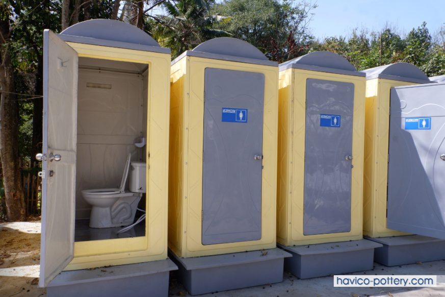 Cách thức hoạt động của nhà vệ sinh di động composite